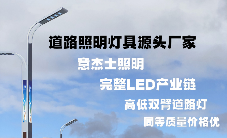 上海LED市电路灯杆双臂智慧路灯城市主杆道乡村路灯市政工程亮 化改造