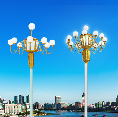 北京泉辉 厂家批发LED中华灯8-15米户外广场园林道路照明建设景观灯