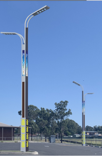 蚌埠LED市电路灯杆双臂智慧路灯城市主杆道乡村路灯市政工程亮化改造